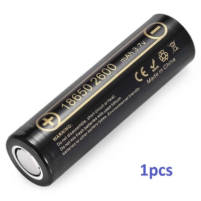Picture of LiitoKala Lii-26A 18650 2600mAh 3.7V Rechargeable Li-ion Battery with Safety Relief Valve for Flashlights / Headlamps- 1pcs