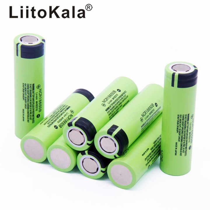 Picture of LiitoKala New NCR18650B 3.7 v 3400 mah 18650 Lithium Rechargeable Battery Flashlight batteries-2pcs