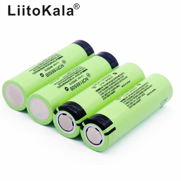 Picture of LiitoKala New NCR18650B 3.7 v 3400 mah 18650 Lithium Rechargeable Battery Flashlight batteries-4pcs