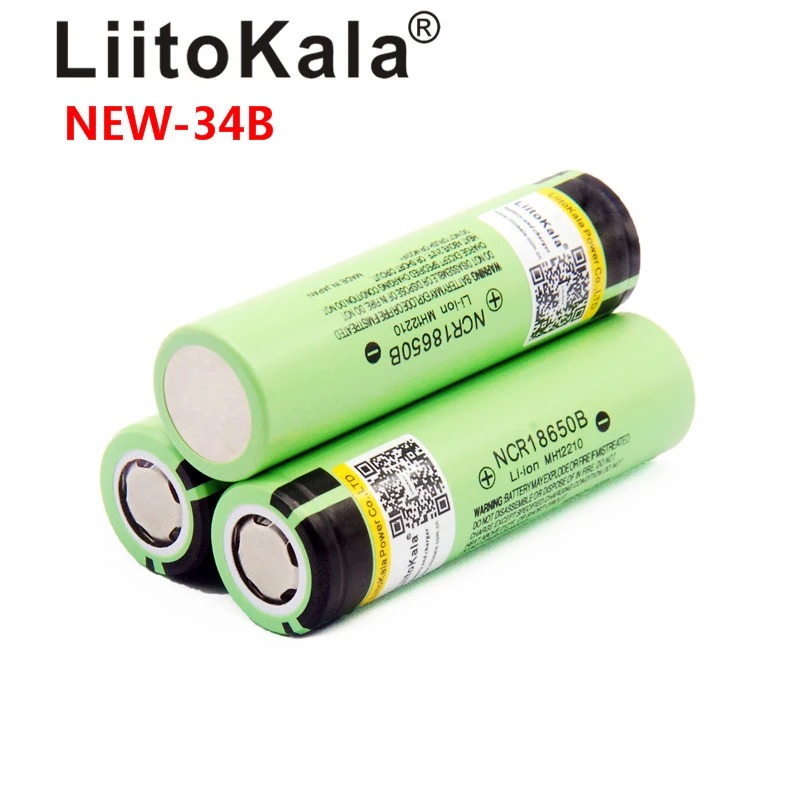 Picture of LiitoKala REAL CAPACITY 3.7V 2600mah 18650 Li Ion Rechargeable Battery 5C Discharge Rate Li-ion Battery For Power Tools- 2pcs
