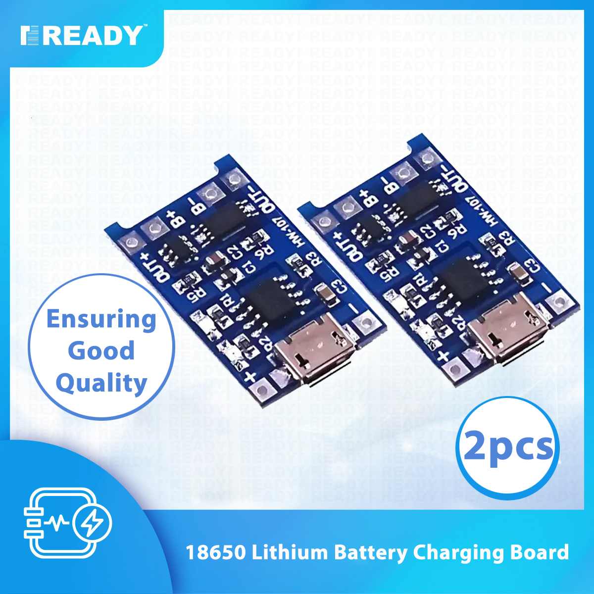 Picture of TP4056 2Pcs Lot 18650 Lithium Battery Charging Board Module Charger Modules TP4056- (2pcs) Picture of TP4056 2Pcs Lot 18650 Lithium Battery Charging Board Module Charger Modules TP4056- (2pcs)