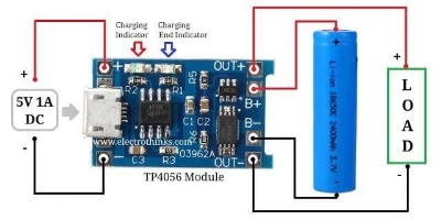Picture of TP4056 5Pcs Lot 18650 Lithium Battery Charging Board Module Charger Modules TP4056- (5pcs) Picture of TP4056 5Pcs Lot 18650 Lithium Battery Charging Board Module Charger Modules TP4056- (5pcs)