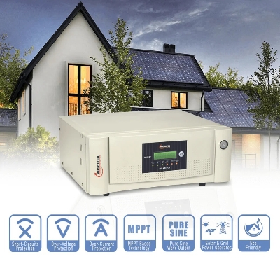 Picture of MICROTEK SOLAR HYBRID IPS UPS MACHINE PCU1235/12V SOLAR PCU 1235 IPS MACHINE FOR 12V BATTERY