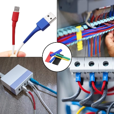 Picture of 560-Piece Heat Shrink Tube Set, Waterproof Heat Shrink Tubing Assortment 2:1 Shrink Ratio with 12 Different Sizes Insulation Heat Shrink Tube, Solier Tube for Cable, 5 Colours Picture of 560-Piece Heat Shrink Tube Set, Waterproof Heat Shrink Tubing Assortment 2:1 Shrink Ratio with 12 Different Sizes Insulation Heat Shrink Tube, Solier Tube for Cable, 5 Colours
