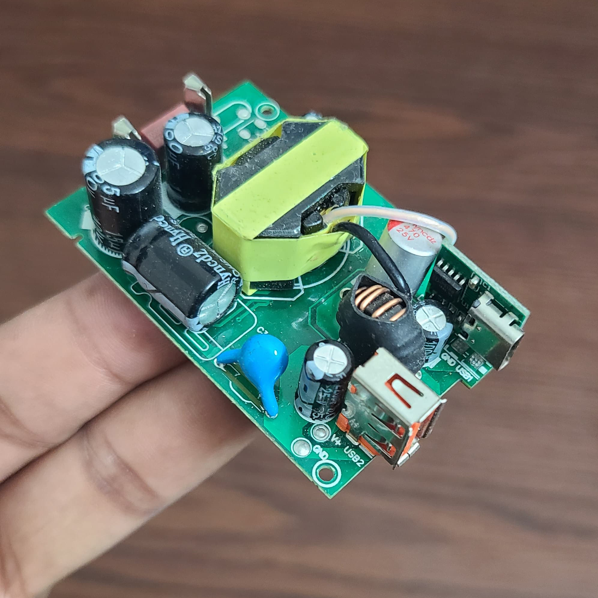 Picture of PD 18W Type C port USB fast charging board diy SMPS Adapter 220V to Mobile Charge- Battery Charger For Mobile Phone