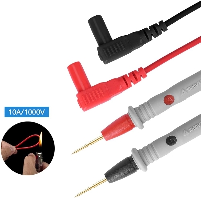 Picture of PT1005 1000V 10A Universal Digital Multimeter Probe Test Leads Pin Needle Tip Multi Meter Tester Lead Probe Wire Pen Cable