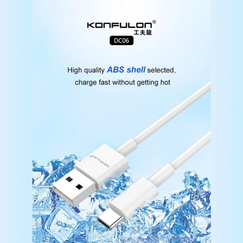 Picture of Konfulon DC-06 USB to Type-C High Speed ​​Data Cable