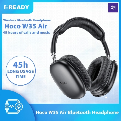 Picture of Hoco W35 Air 45hrs Play Over-Ear Bluetooth Headphone Hoco W35 Air Wireless Headphone Picture of Hoco W35 Air 45hrs Play Over-Ear Bluetooth Headphone Hoco W35 Air Wireless Headphone
