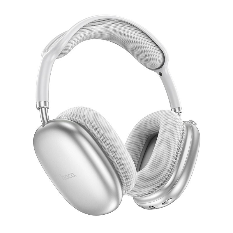 Picture of Hoco Headphones W35 Sound Magic Bluetooth Wireless Wired Headphone Hoco W35 Wireless Headphone - Silver Picture of Hoco Headphones W35 Sound Magic Bluetooth Wireless Wired Headphone Hoco W35 Wireless Headphone - Silver