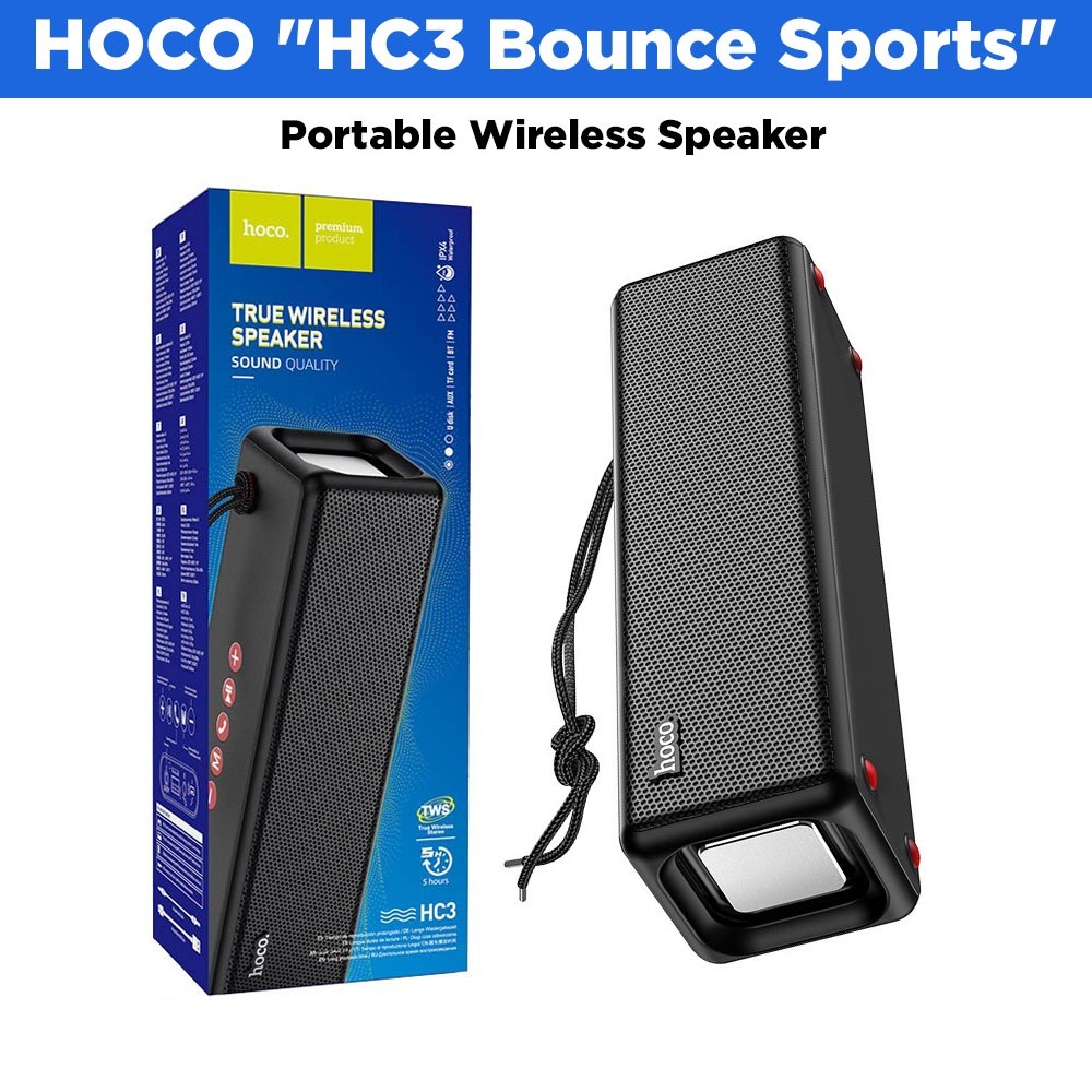 Picture of HOCO Wireless speaker HC3 Bounce sports loudspeaker- HC3 Picture of HOCO Wireless speaker HC3 Bounce sports loudspeaker- HC3