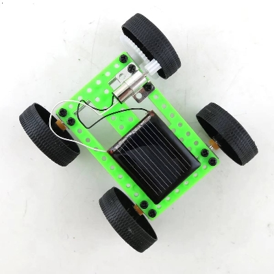 Picture of DIY Solar Toy Car Assemble Solar Vehicle Mini Solar Energy Powdered Toy Racer Child Kid Solar Car Education kid
