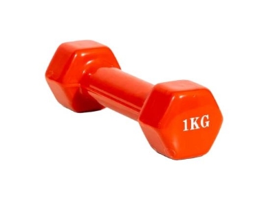 Picture of Premium Quality 1kg vinyl dumbbell 1pcs Multicolor - Sports & Fitness