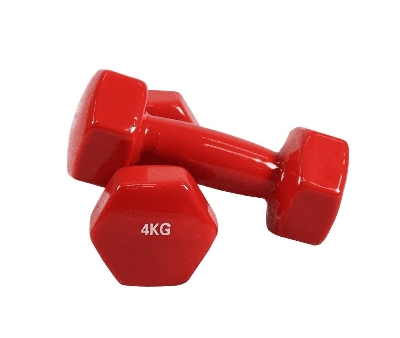 Picture of Premium Quality 4kg Vinyl Dumbbell 2 pcs ( 4 color available ) – Sports & Fitness