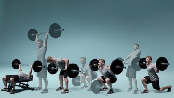 Picture of Total 15 kg Dumbbell Combo Pack ( 4pcs 1.25kg Plate 4pcs 2.5 kg Plate with 2pcs 11 inch Stick & 3 feet Barbell - Sports & Fitness