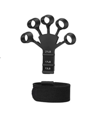 Picture of Finger Flexion Extension Trainer Resistance Band Stretcher Arthritis Wrist Training Therapy Grip Device-Hand Strengtheners - Sports & Fitness