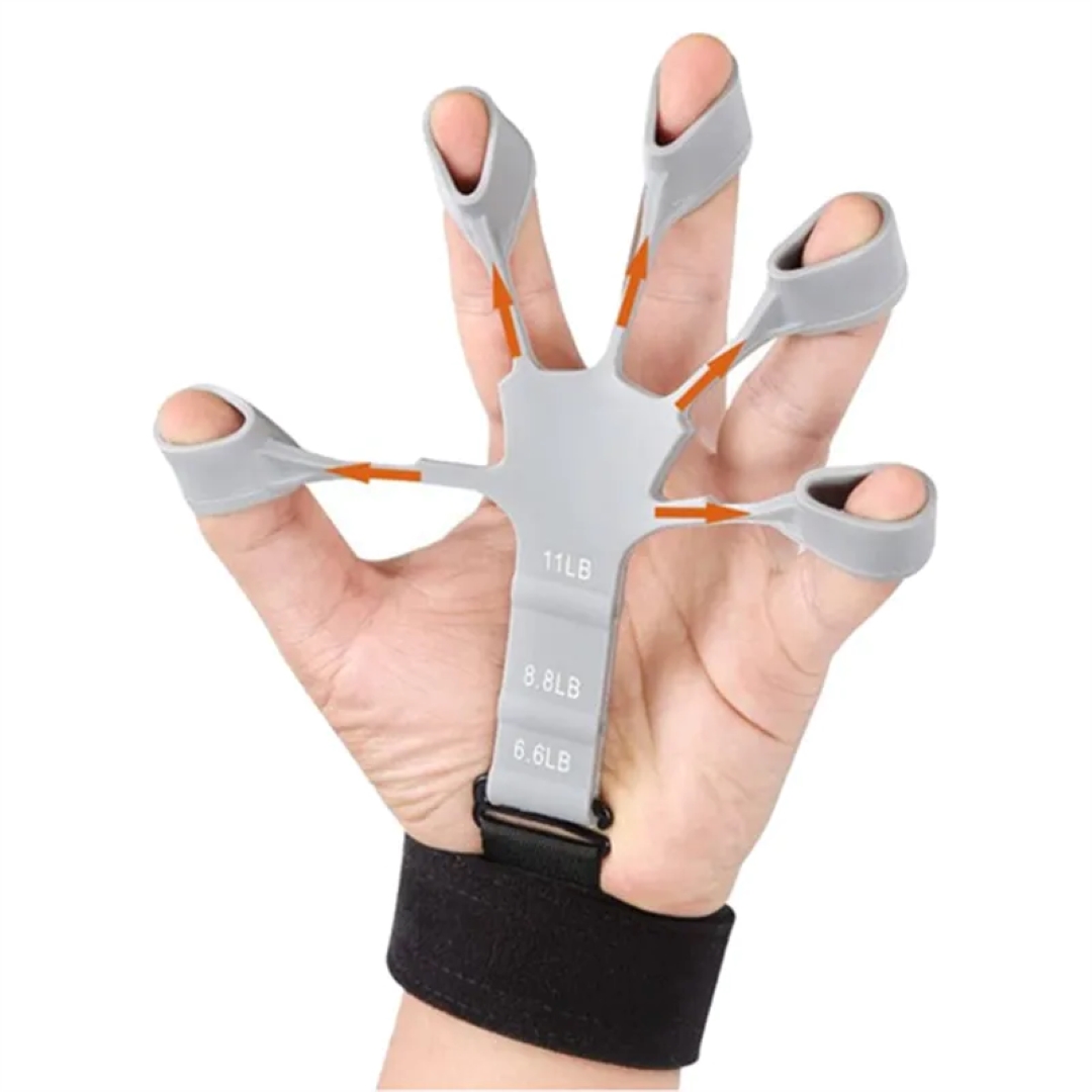 Picture of Finger Flexion Extension Trainer Resistance Band Stretcher Arthritis Wrist Training Therapy Grip Device-Hand Strengtheners - Sports & Fitness