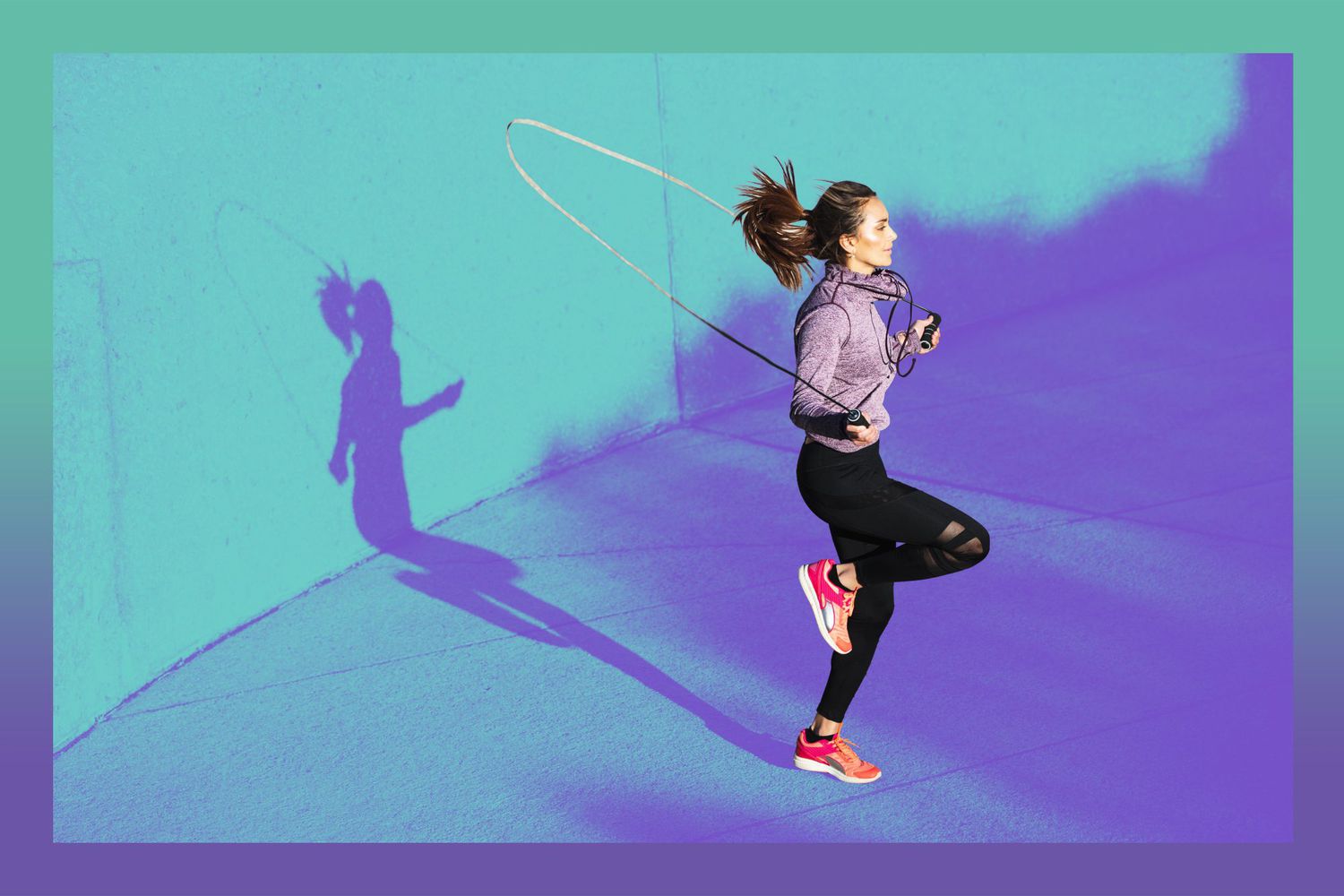 Picture of Ninja Counting Skipping Rope / Jump Rope Orabge Color - Sports & Fitness