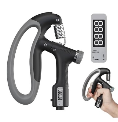 Picture of Adjustable Heavy Counting Grips 10-100Kg (BLACK) - Sports & Fitness