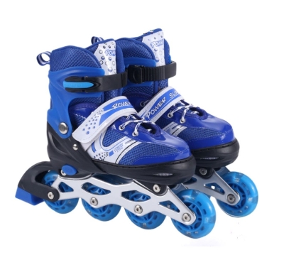 Picture of Inline roller skates shoes 1 Pair (38-41)- Blue Color - Sports & Fitness