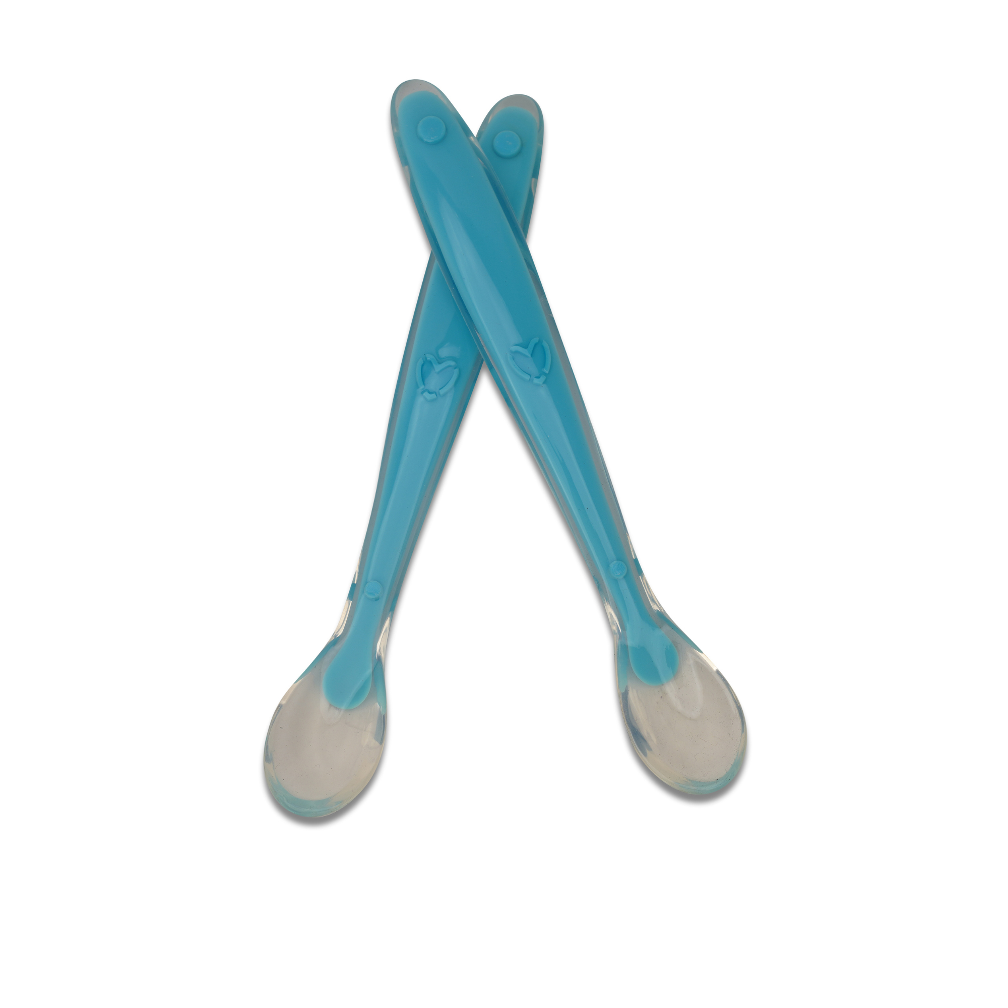 SmartCare - Soft Silicone spoon for baby (Blue)