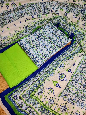 Picture of New quality full 3 pices kamiz febrics women fashion dresd