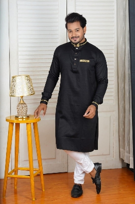 Picture of New man's exclusive design for panjabi semi long