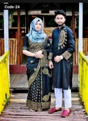 Picture of Couple Dress for Men Women Georgettecollection