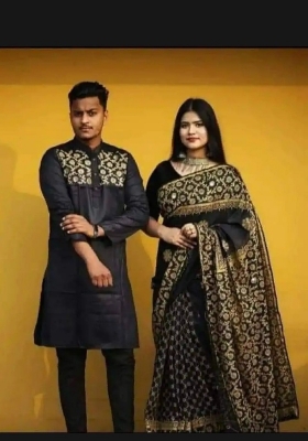 Picture of Couple Dress for Men Women Georgettecollection
