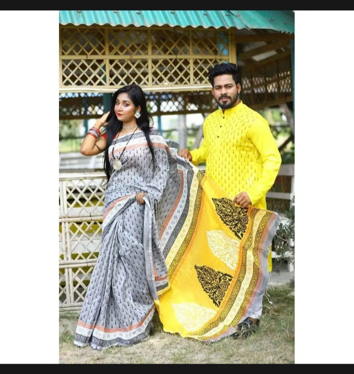 Picture of Couple Dress for Men Women Georgettecollection