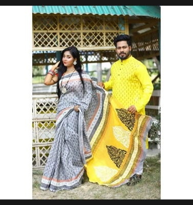 Picture of Couple Dress for Men Women Georgettecollection