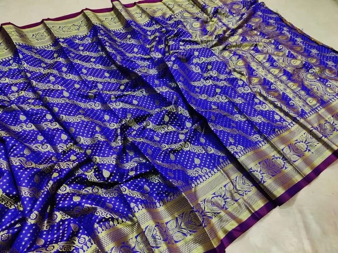 Picture of New Soft Silk katan Saree for women Defferent colour