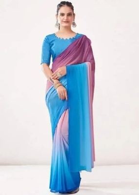 Picture of Georgette priented Febrice Saree for Women with blouse