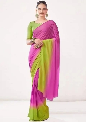 Picture of Georgette priented Febrice Saree for Women with blouse