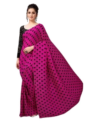 Picture of Georgetta  sari girl for women with blouse /Saree