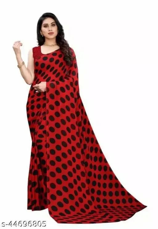 Picture of Georgetta  sari girl for women with blouse /Saree