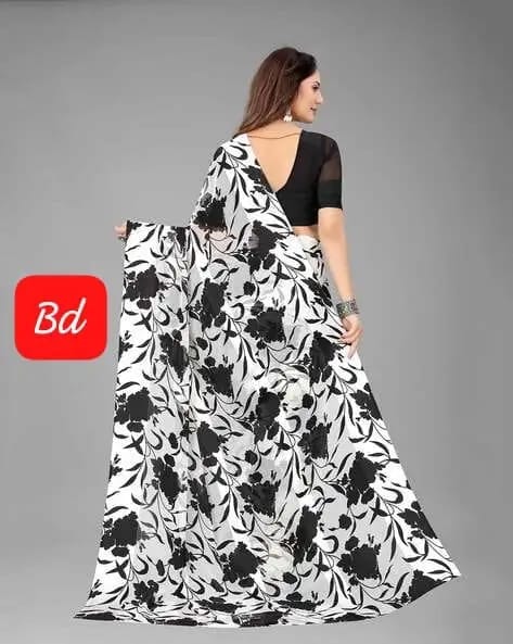 Picture of Georgetta  sari girl for women with blouse /Saree