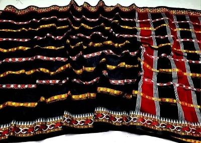 Picture of Saree pure cotton nokshe pair saree for women/saree