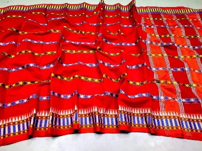 Picture of Saree pure cotton nokshe pair saree for women/saree