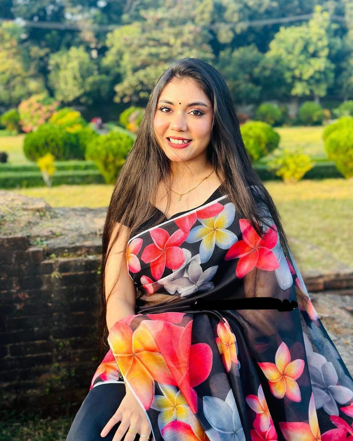 Picture of Tangail exclusive chandini digital print saree for women