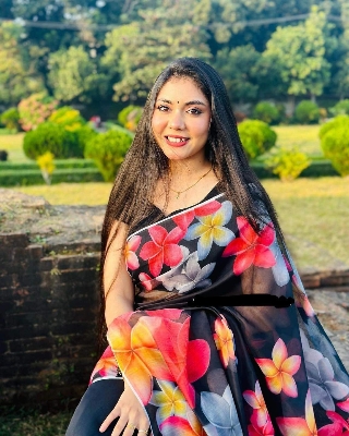 Picture of Tangail exclusive chandini digital print saree for women