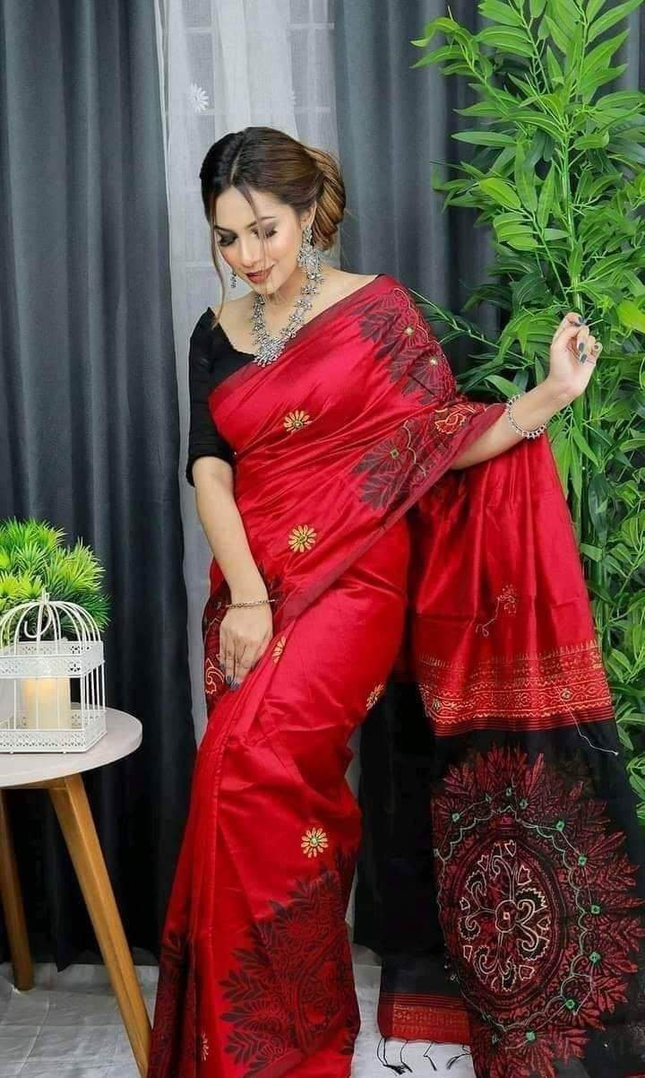 Picture of New Dhupian Silk Ambodari Saree for women/Saree women