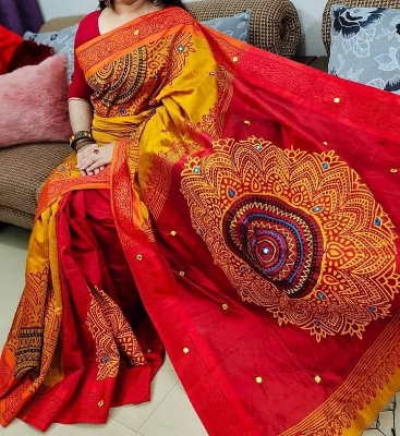 Picture of New Dhupian Silk Ambodari Saree for women/Saree women