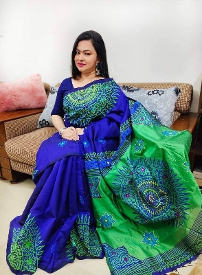 Picture of New Dhupian Silk Ambodari Saree for women/Saree women