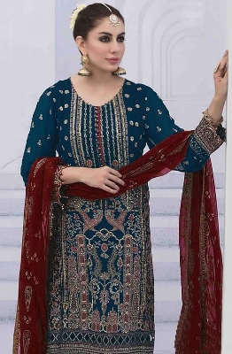 Picture of New Four pics Collection dress jorgette orna work ambodary