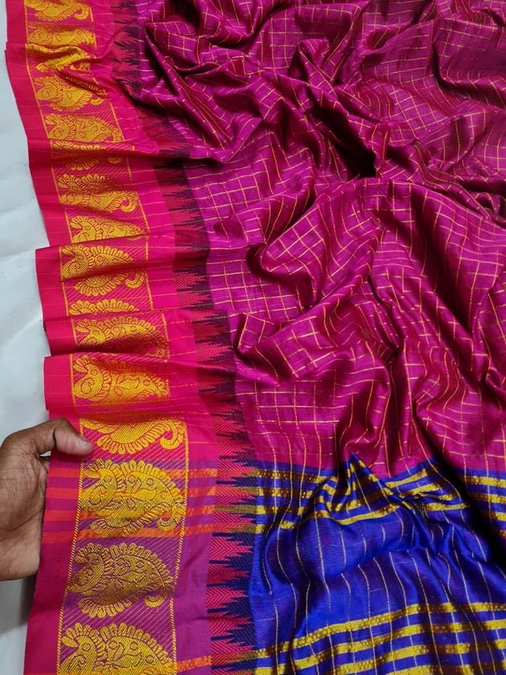 Picture of Fashionable Madhurai Saree For Women - Suitable for All Occasions and Seasons - Embrace the Grace of South Indian Elegance