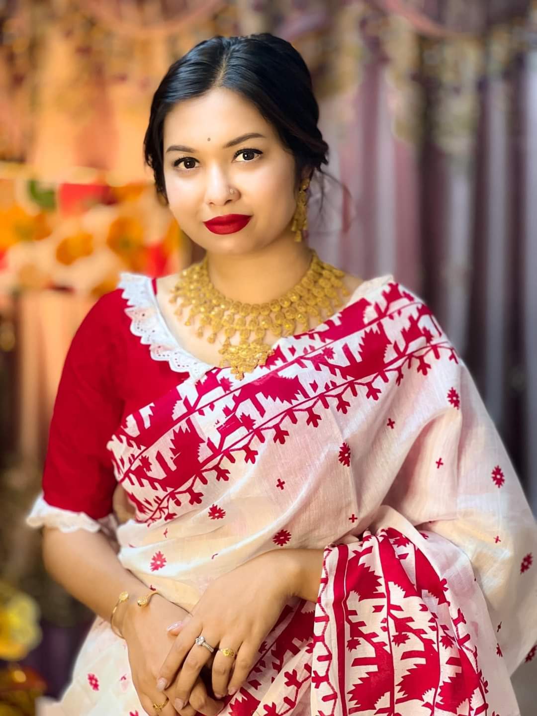 Picture of Half Silk Saree for Women Perfect for All Seasons and Occasions - Ideal for Casual Wear