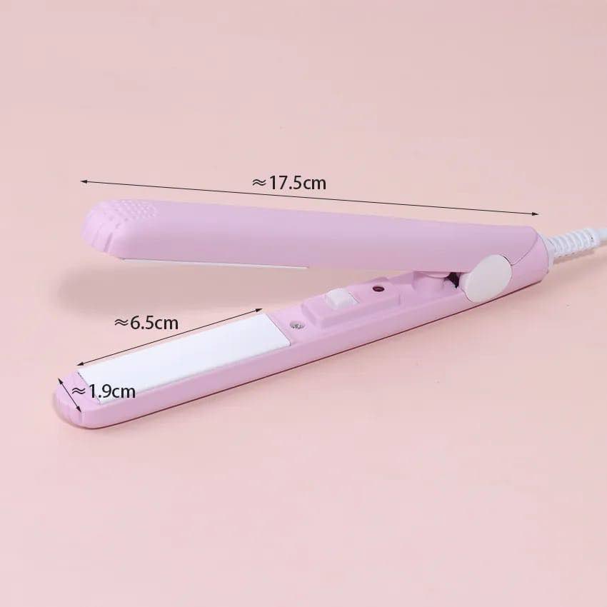 Picture of Mini Hair Straightener Clipboard Small Power Plug Curling Hair Straight Hair Girls Air Bangs Portable Hair Straightener