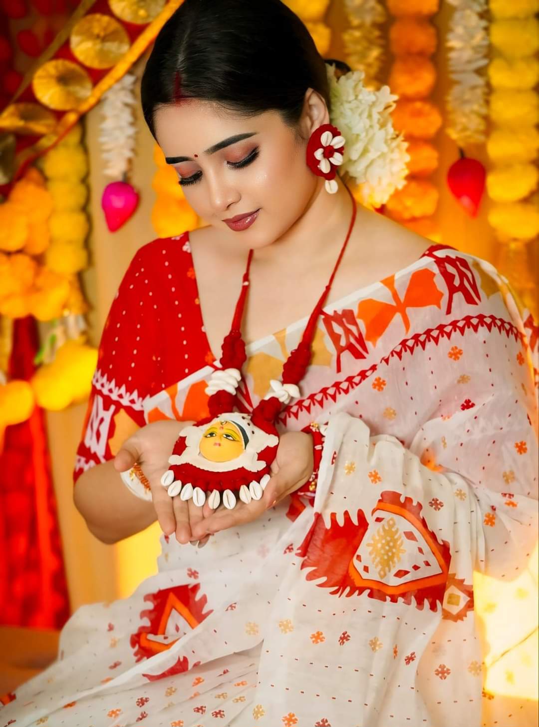Picture of Chadni Silk Digital Printed  Saree Soft and comfortable 12 Hath Saree For Women ...