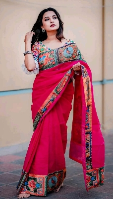 Picture of Chadni Silk Digital Printed  Saree Soft and comfortable 12 Hath Saree For Women ...