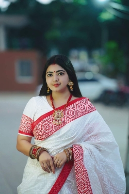 Picture of Fashionable Half Silk Saree for Women - Embrace Elegance for All Occasions - Suitable for All Seasons
